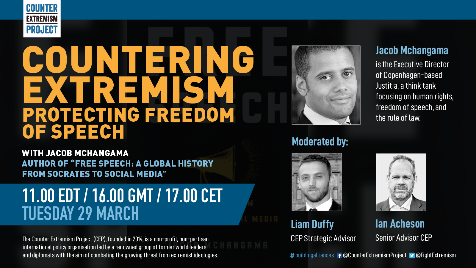 CEP Webinar: Countering Extremism While Protecting Freedom Of Speech ...